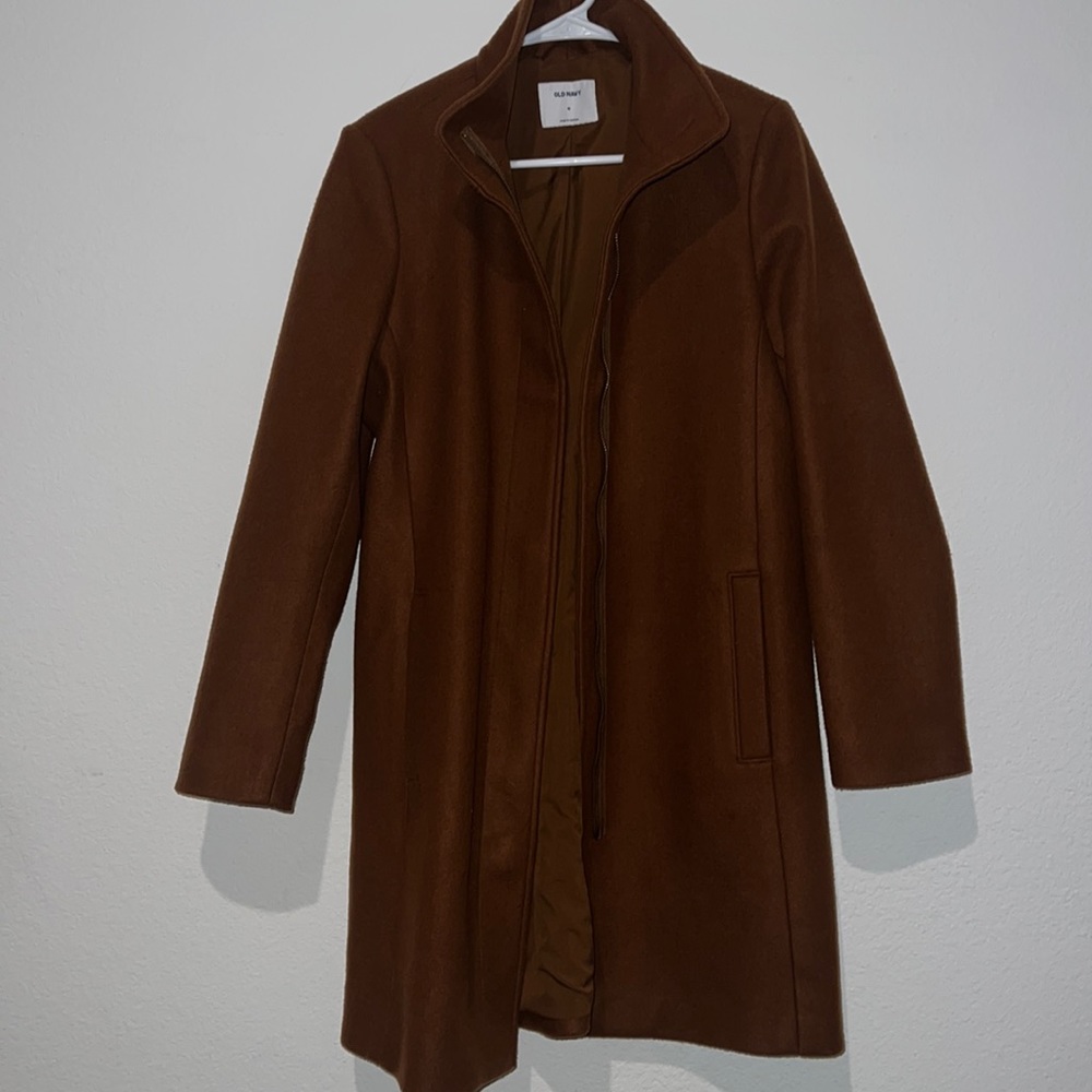 Old navy caramel trench coat